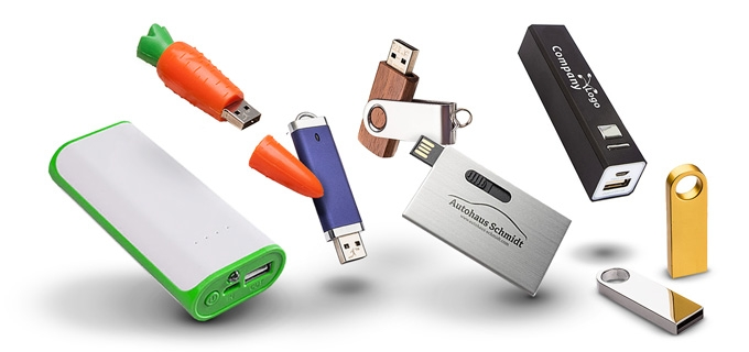 Bedruckte USB-Sticks mit Logo