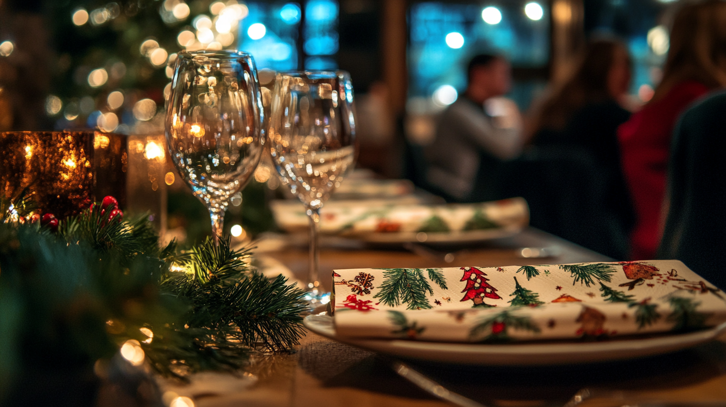 Bedruckte Servietten für Gastronomie