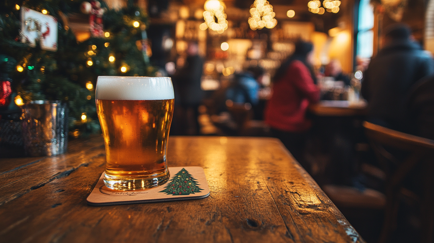 Bedruckte Untersetzer: Umsatzboost in Bars und Brauereien zu Weihnachten