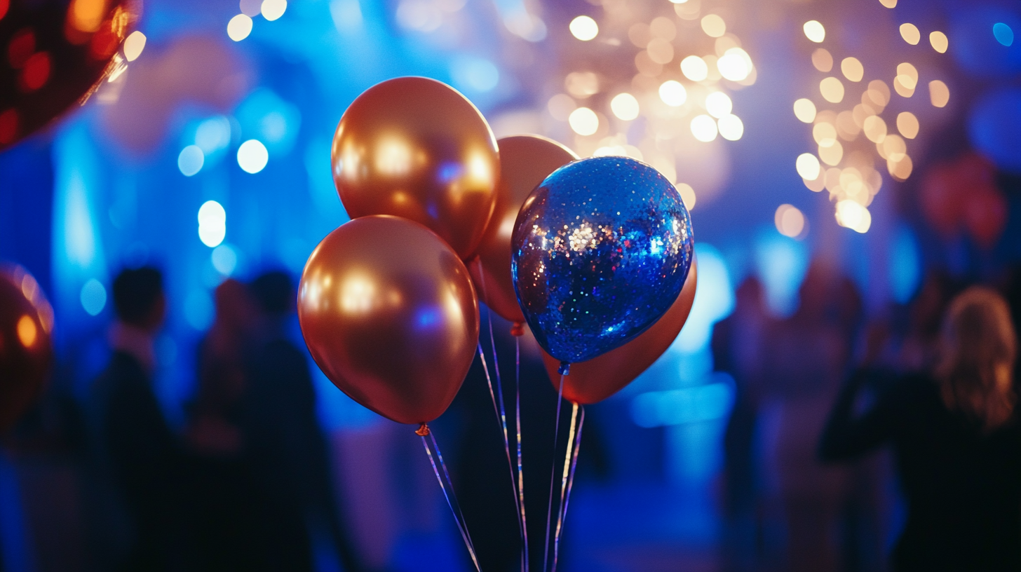 Wie bedruckte Luftballons jede Silvesterparty retten