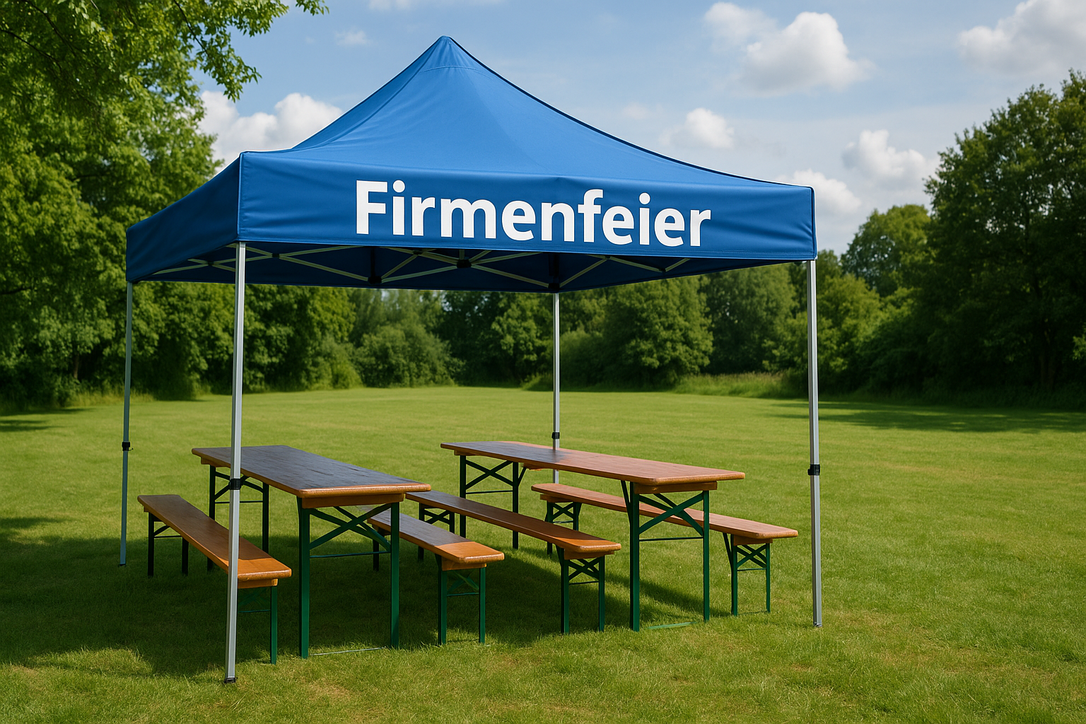Bedruckte Pavillons für Firmenfeier