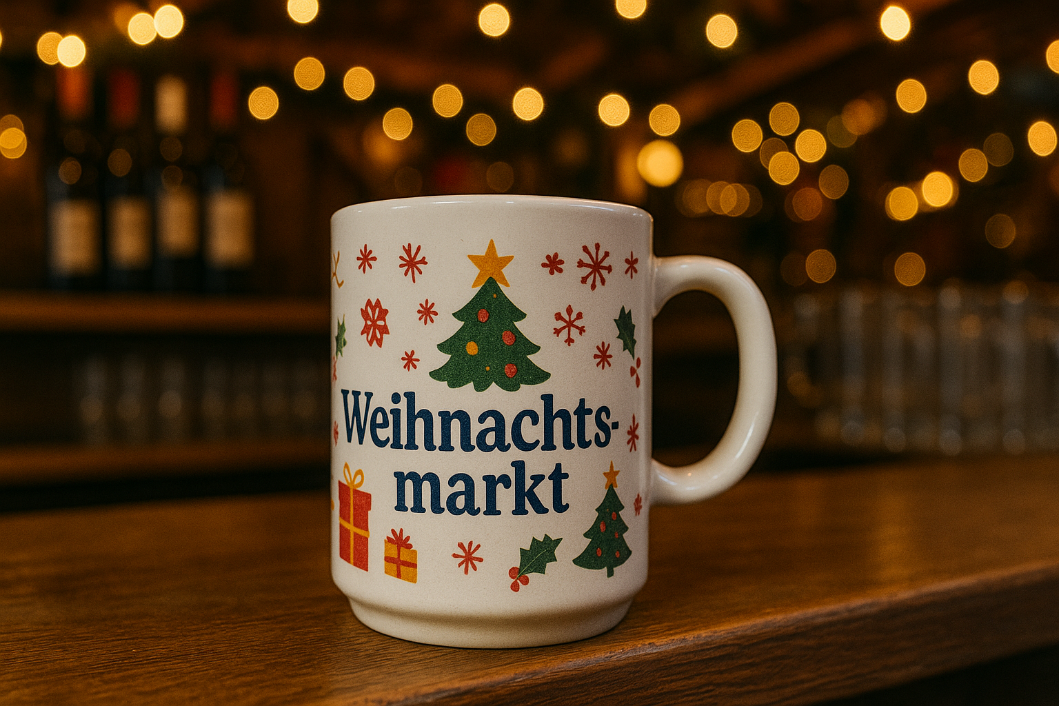 Bedruckte Tassen: Unverzichtbar auf jedem Weihnachtsmarkt